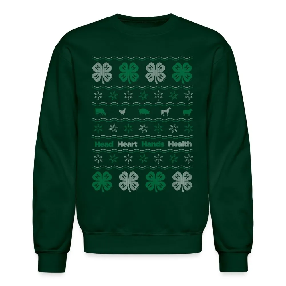 4-H Unisex Holiday Crewneck Sweatshirt