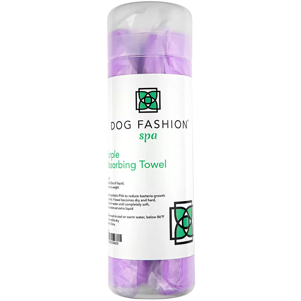 Absorption Towel Purple by Dog Fashion Spa