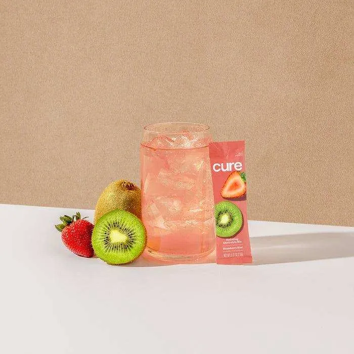 Cure Hydrating Electrolyte Drink Mix - Strawberry Kiwi