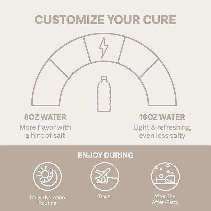 Cure Hydrating Electrolyte Drink Mix - Strawberry Kiwi