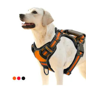 Dog Harness No Pull Breathable Reflective Pet Harness Vest / Arnés para perros sin tirones, transpirable, reflectante, chaleco para mascotas