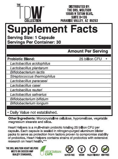 Heart Helpers Probiotic