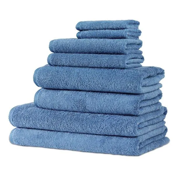 Hospitality Turkish Cotton Hotel Collection Family Towel Set of 8
