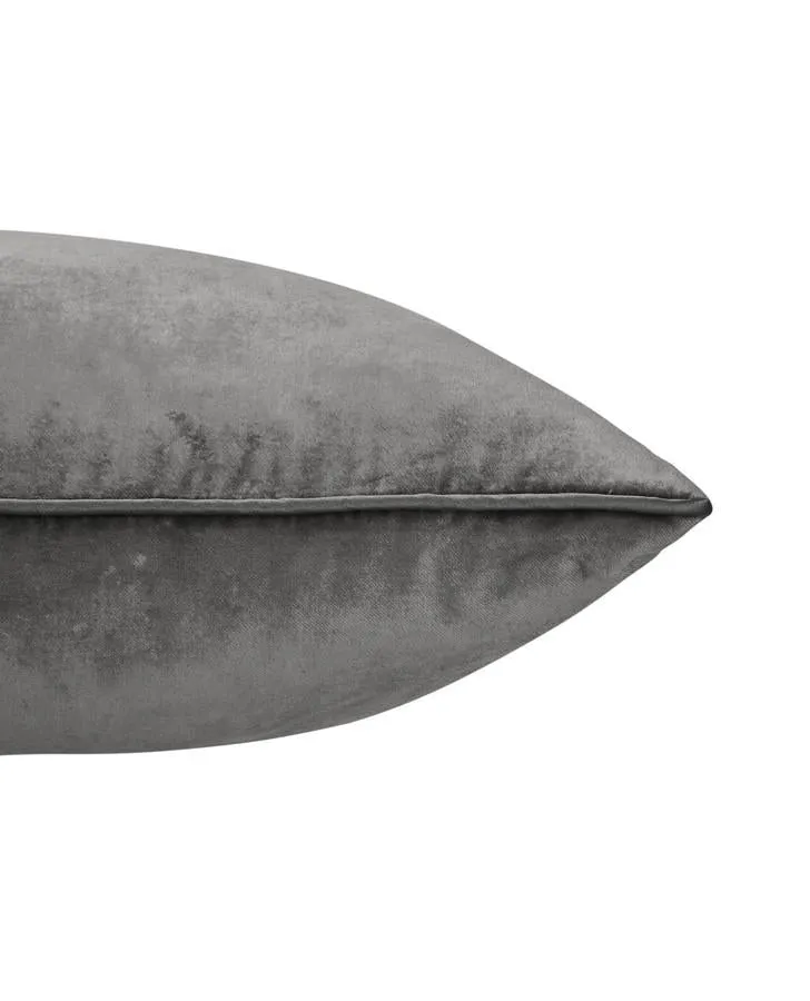 Nigella Dark Smoke Grey Cushion