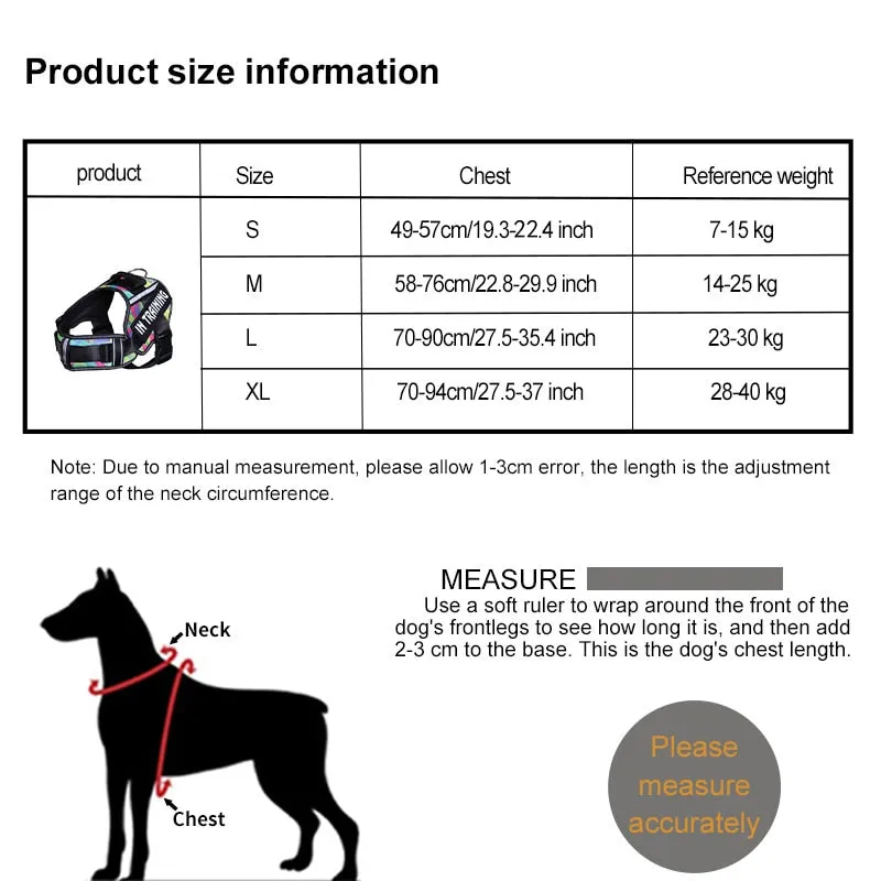 Personalized Adjustable Dog Harness