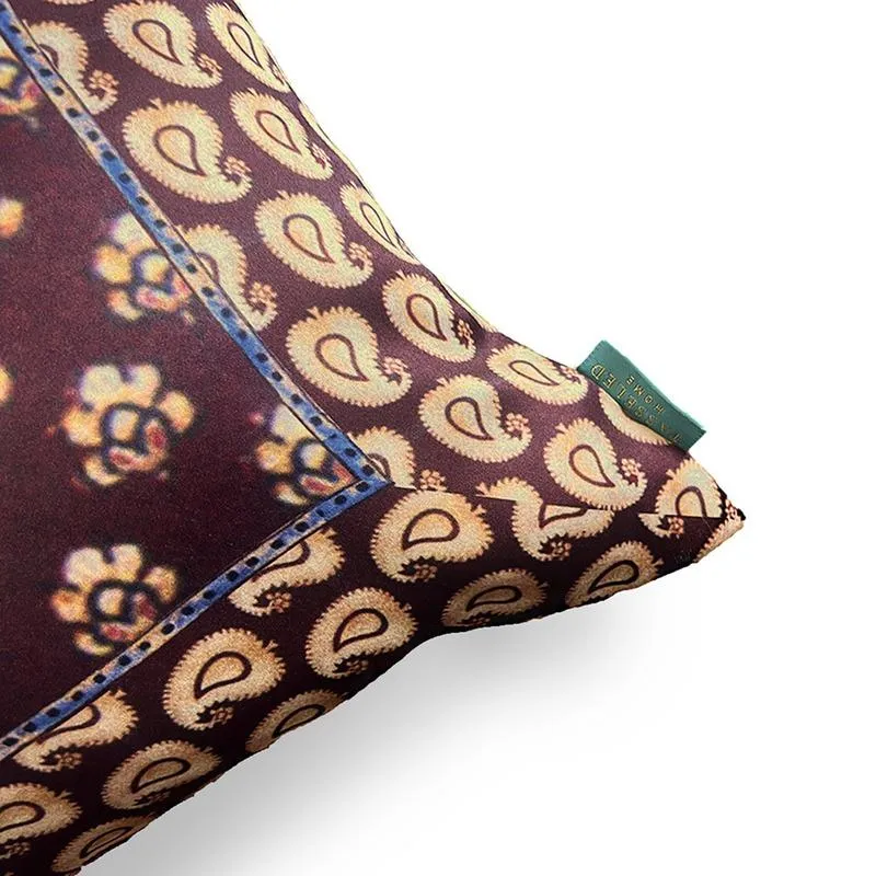 Tusker Satin Cushion Cover | 16 x 16 inches