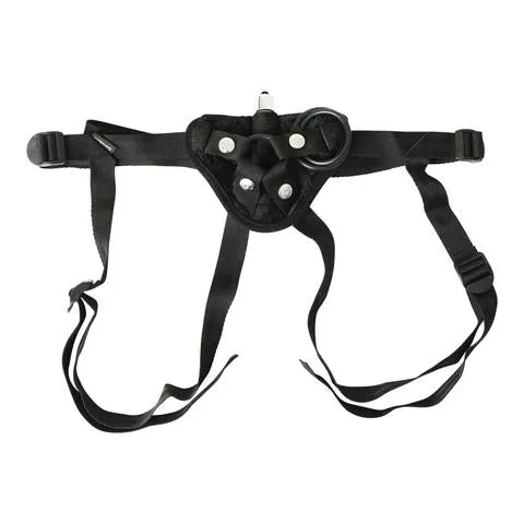 Velvet Harness & Mini Vibe (Black)